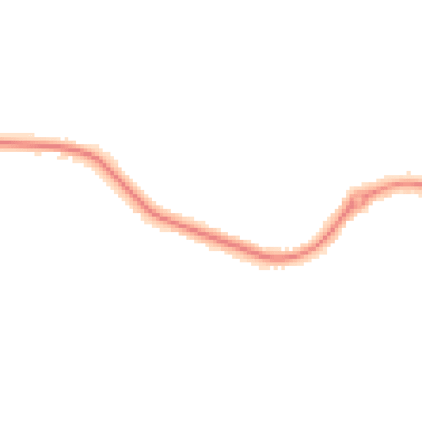 Night-time road noise heatmap for S5 8RJ
