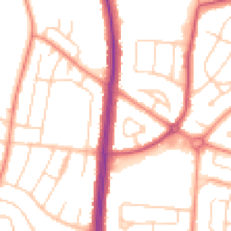 Daytime road noise heatmap for S6 1AB