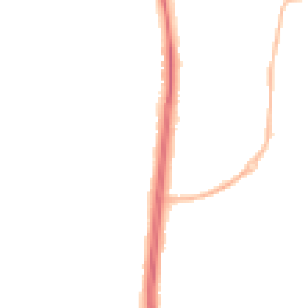 Night-time road noise heatmap for S6 1AF
