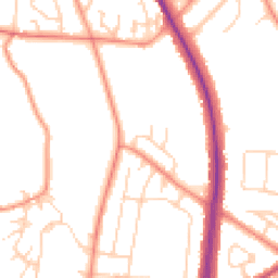 Daytime road noise heatmap for S6 1AL