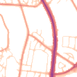Daytime road noise heatmap for S6 1AQ