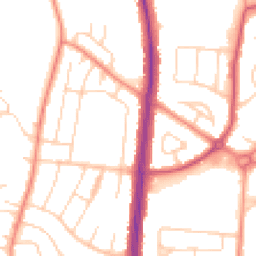 Daytime road noise heatmap for S6 1AW