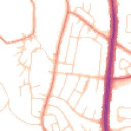 Daytime road noise heatmap for S6 1BB