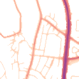 Daytime road noise heatmap for S6 1BD