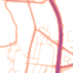 Daytime road noise heatmap for S6 1BE