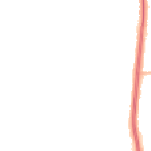 Night-time road noise heatmap for S6 1BH