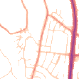 Daytime road noise heatmap for S6 1BL