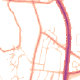 Daytime road noise heatmap for S6 1BP