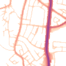 Daytime road noise heatmap for S6 1BW