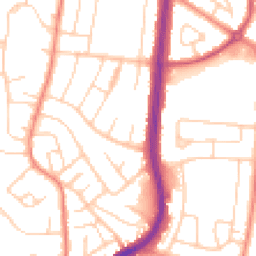 Daytime road noise heatmap for S6 1BX