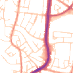 Daytime road noise heatmap for S6 1DA