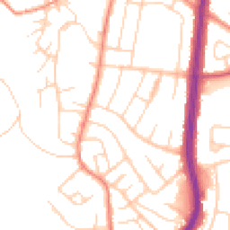 Daytime road noise heatmap for S6 1DB