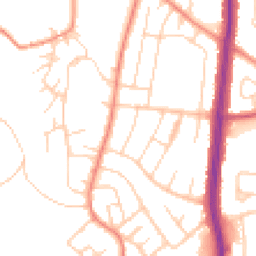Daytime road noise heatmap for S6 1DE