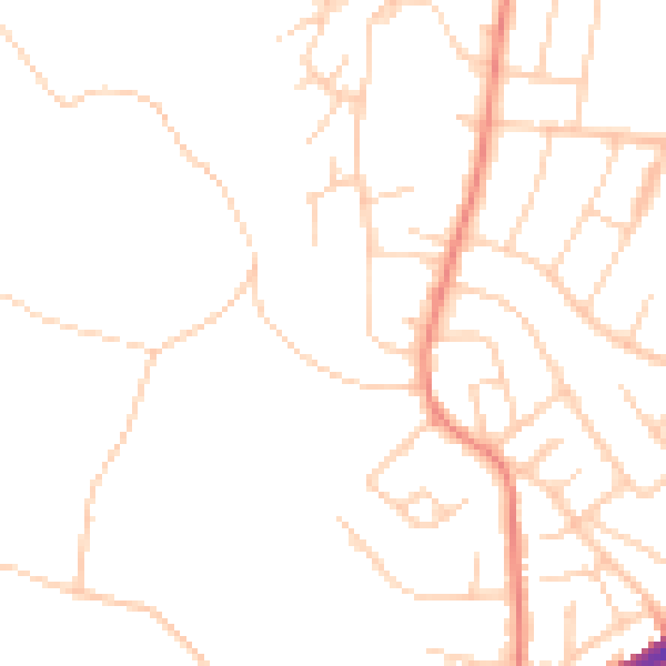 Daytime road noise heatmap for S6 1DH