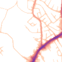 Daytime road noise heatmap for S6 1GH