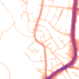 Daytime road noise heatmap for S6 1HT