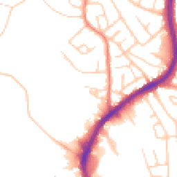 Daytime road noise heatmap for S6 1JF