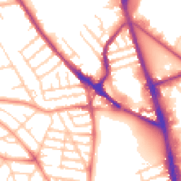 Daytime road noise heatmap for S6 1TD