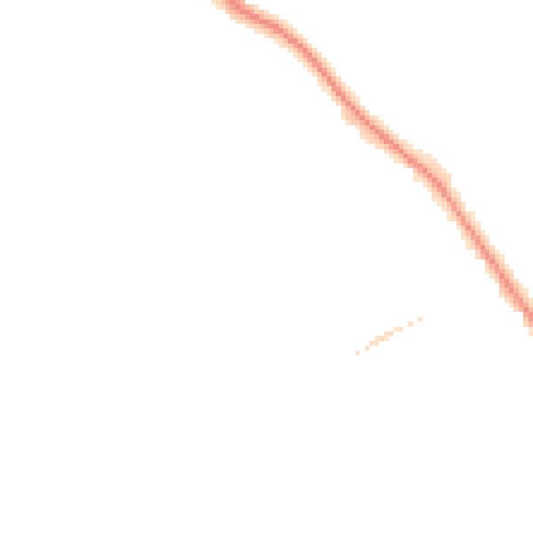 Night-time road noise heatmap for S6 1XA