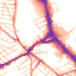 Daytime road noise heatmap for S6 2BA