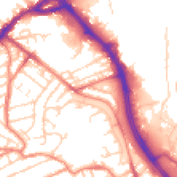 Daytime road noise heatmap for S6 2DW