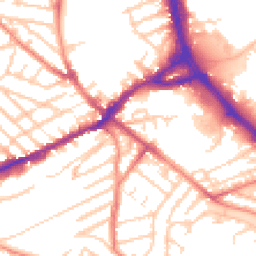 Daytime road noise heatmap for S6 2LX