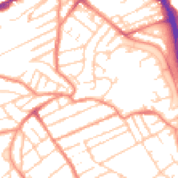 Daytime road noise heatmap for S6 2QU