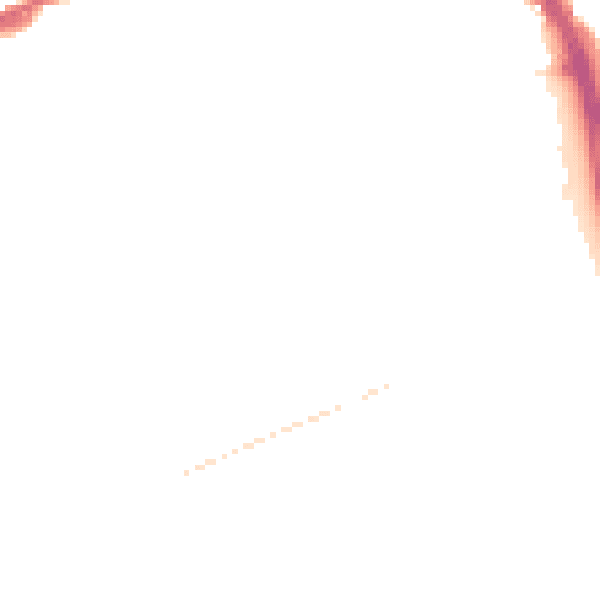 Night-time road noise heatmap for S6 2QU