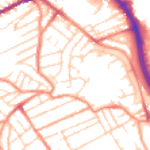 Daytime road noise heatmap for S6 2TS