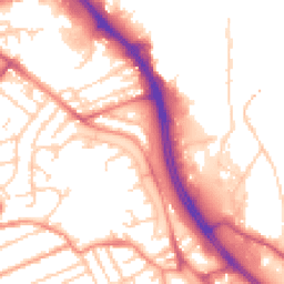 Daytime road noise heatmap for S6 2UE