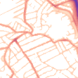 Daytime road noise heatmap for S6 2XA