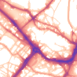 Daytime road noise heatmap for S6 3AF