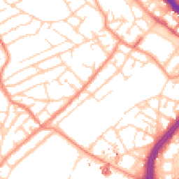 Daytime road noise heatmap for S6 3FN