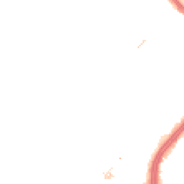 Night-time road noise heatmap for S6 3FN
