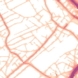 Daytime road noise heatmap for S6 3FY