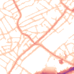 Daytime road noise heatmap for S6 3GN