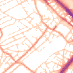 Daytime road noise heatmap for S6 3GS