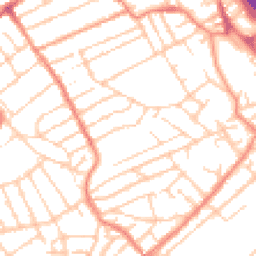 Daytime road noise heatmap for S6 3JL