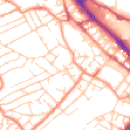 Daytime road noise heatmap for S6 3JU