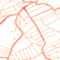 Daytime road noise heatmap for S6 3TG