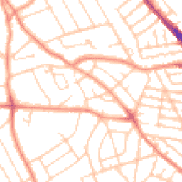 Daytime road noise heatmap for S6 4EL
