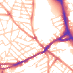 Daytime road noise heatmap for S6 4HA