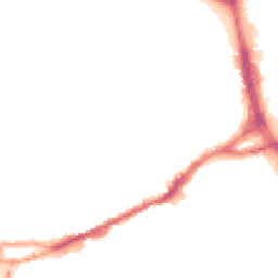Night-time road noise heatmap for S6 4HA