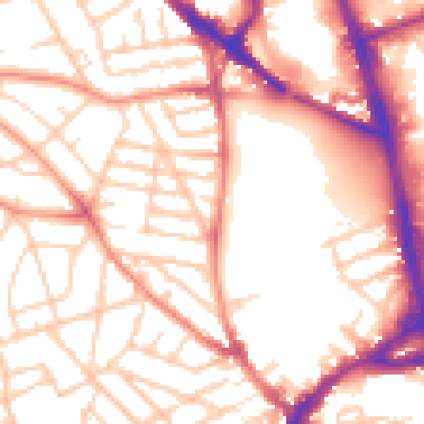 Daytime road noise heatmap for S6 4HD