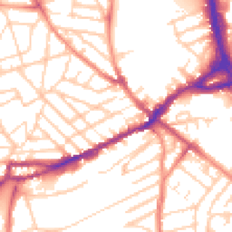 Daytime road noise heatmap for S6 4JD