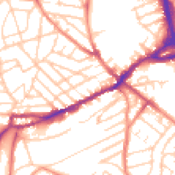 Daytime road noise heatmap for S6 4LB