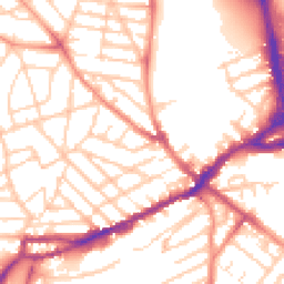 Daytime road noise heatmap for S6 4PZ
