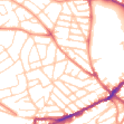 Daytime road noise heatmap for S6 4QL