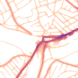 Daytime road noise heatmap for S6 4TN