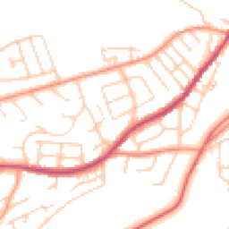 Daytime road noise heatmap for S6 5HT